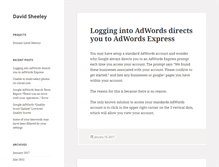Tablet Screenshot of davidsheeley.com